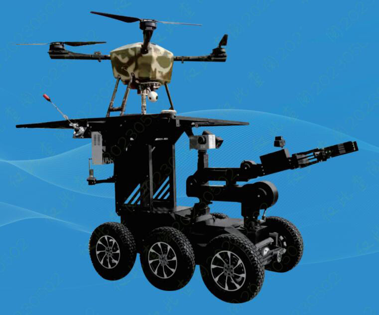 空(kōng)地(dì)協作(zuò)排爆作業機器人係統 空地協作排爆作業機器人係統
